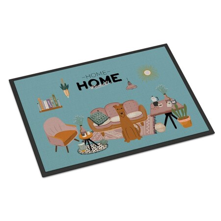 Carolines Treasures 18 x 27 in. Irish Terrier Sweet Home Indoor or Outdoor Mat CK7907MAT